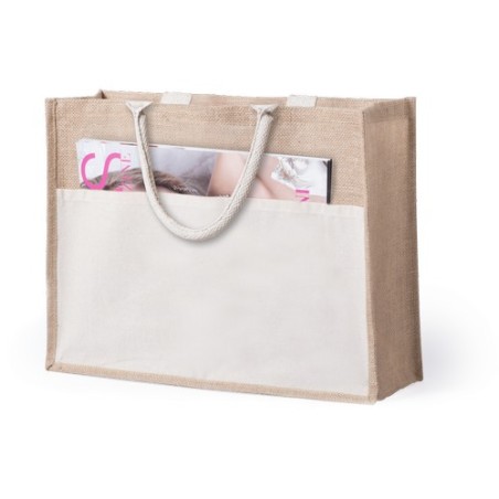 Sac de Plage Pratique Personnalisé Élégant pas cher Cekon Matières : coton Couleurs : naturel livraison express 24h 48h