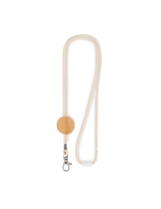 Lanyard en Coton Personnalisé - KARA Accessoire Publicitaire
