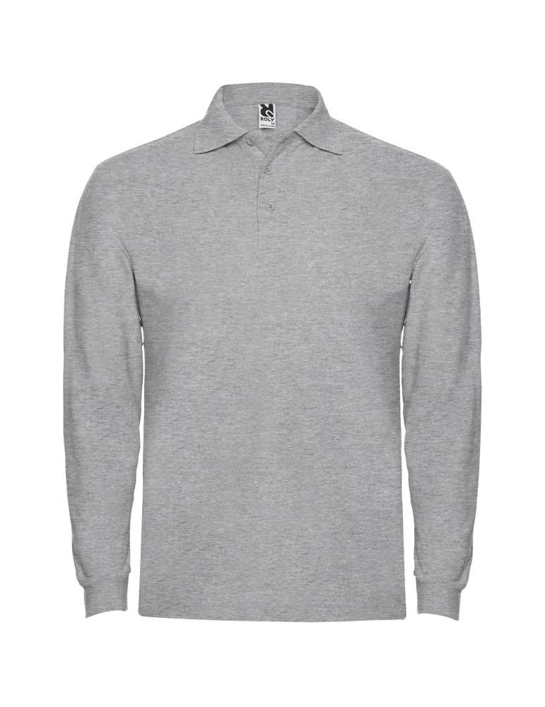 Polo de 220 g/m² Estrella à manches longues pour homme
