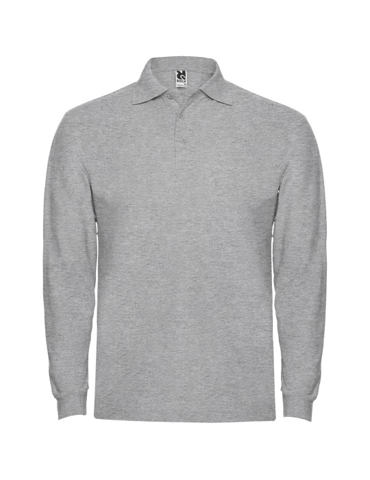 Polo de 220 g/m² Estrella à manches longues pour homme