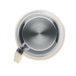 Bouteille  de 500 ml avec housse en jute - UTAH TOUCH Matières : verre Couleurs : beige 2