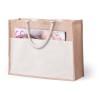 Sac de Plage Pratique Personnalisé Élégant pas cher Cekon Matières : coton Couleurs : bleu marine impression logo haute qualité
