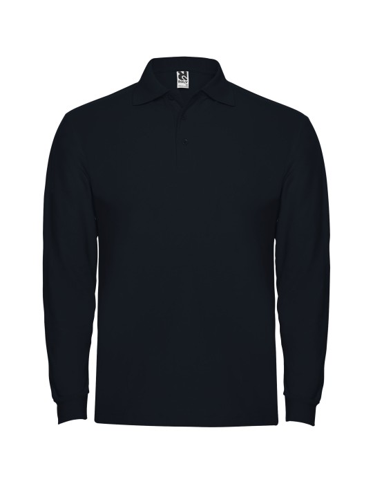 Polo de 220 g/m² Estrella à manches longues pour homme