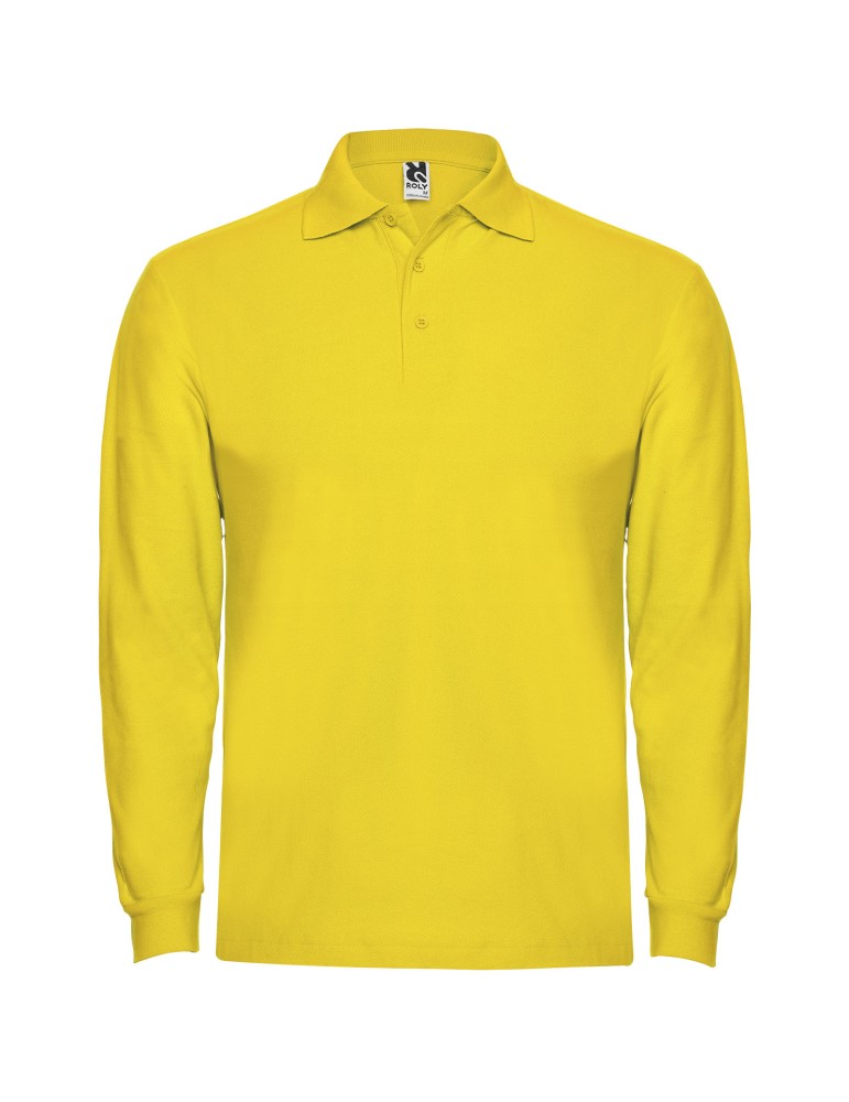 Polo de 220 g/m² Estrella à manches longues pour homme