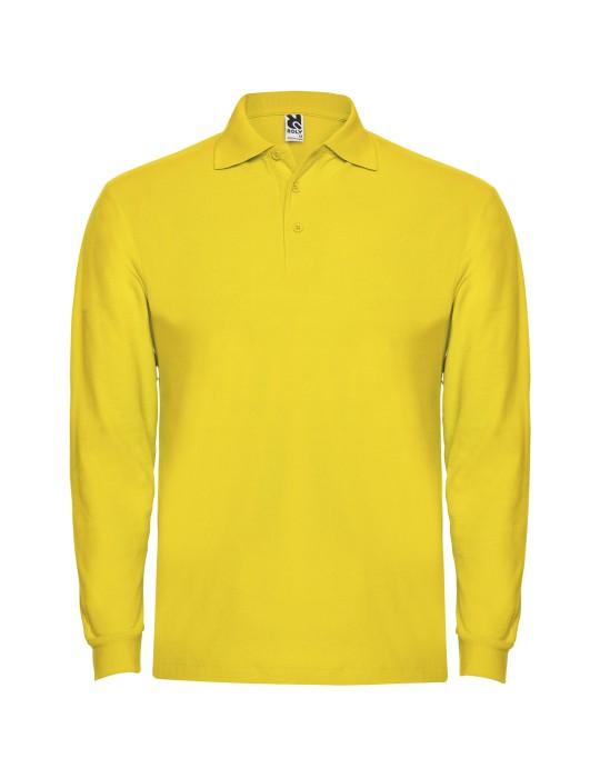 Polo de 220 g/m² Estrella à manches longues pour homme