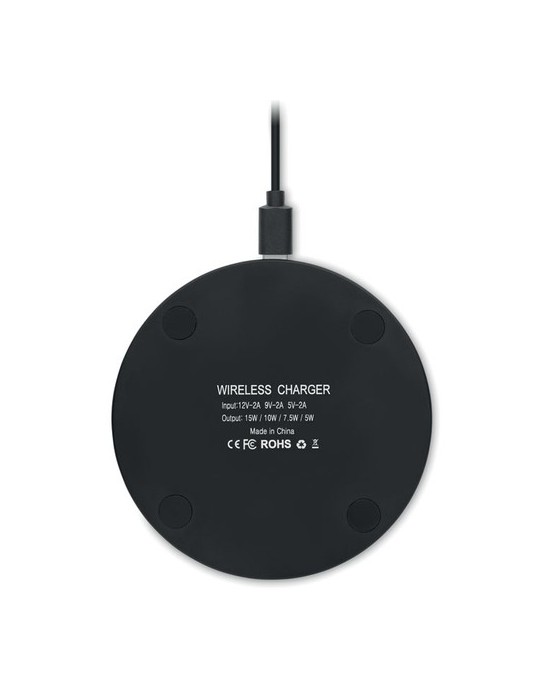 Chargeur Sans Fil Personnalisable - 10W en Verre