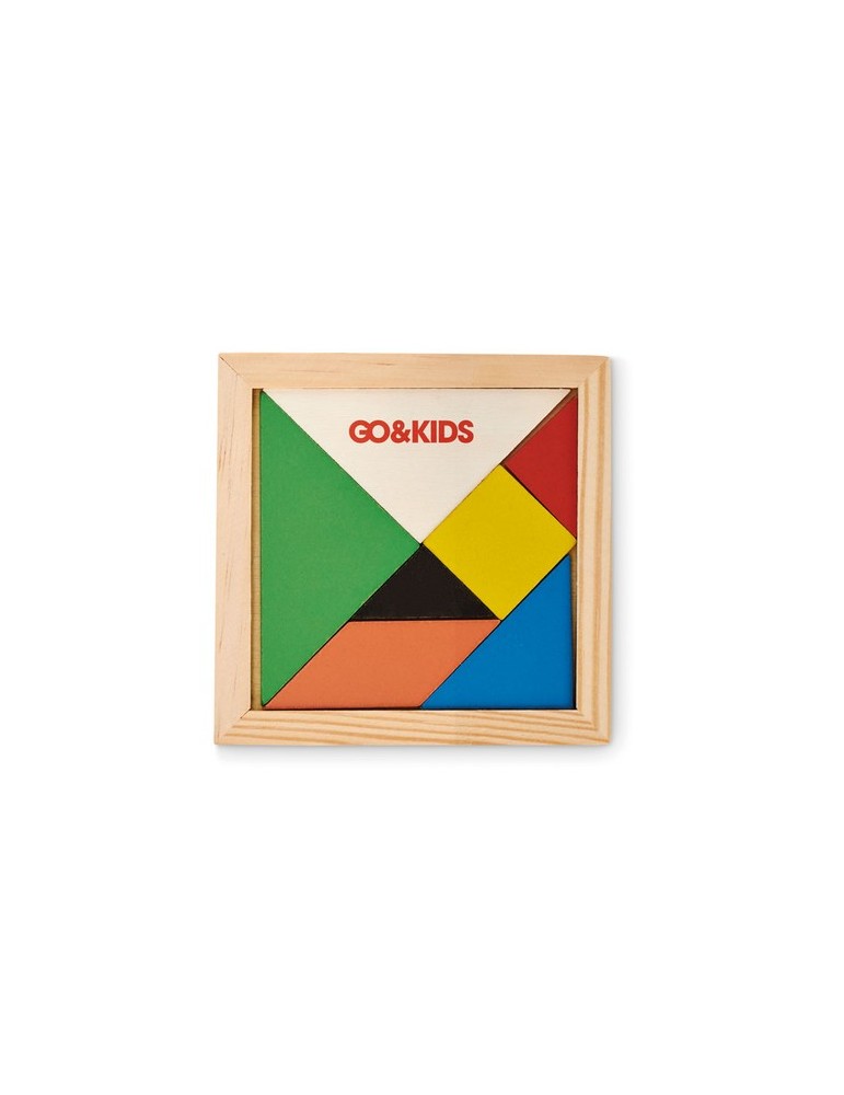 Puzzle Tangram en Bois Cadeau Personnalisé - Idéal