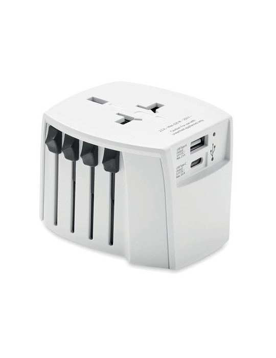 Adaptateur Universel Pratique Personnalisé - A/C USB Skross MUV pas cher