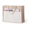 Sac de Plage Pratique Personnalisé Élégant pas cher Cekon Matières : coton Couleurs : noir objet promotionnel éco-responsable