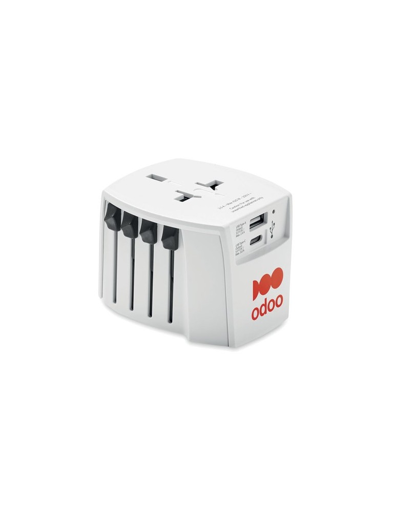 Adaptateur Universel Pratique Personnalisé - A/C USB Skross MUV pas cher