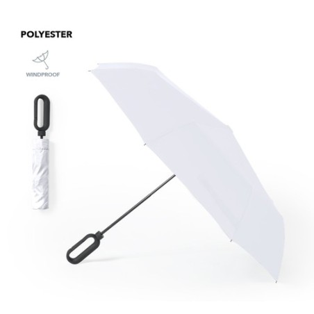 Parapluie Publicitaire Pratique Brosmon Matières : pongée Couleurs : rouge personnalisation rapide en France
