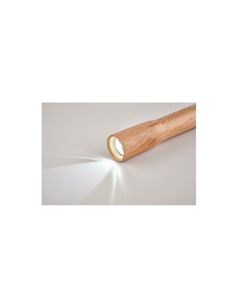 Torche en Bois Téléscopique Personnalisée - COB pas cher