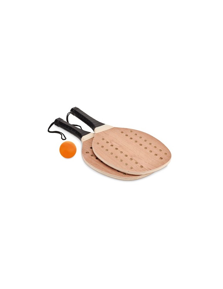 Raquettes en Bois de Rose Personnalisée pas cher - Set Beach Tennis PALAS