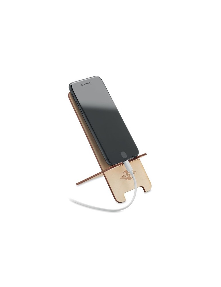 Support téléphonique et Pratique - en bouleau