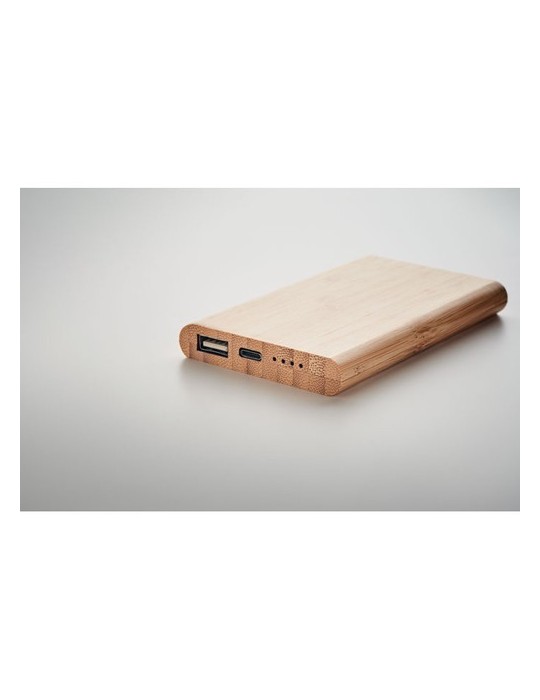 Powerbank Personnalisé - Bambou 4000 mAh