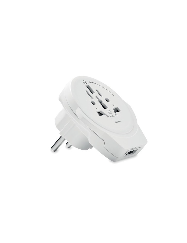 Adaptateur Personnalisé pas cher - Skross : Chargez partout en Europe