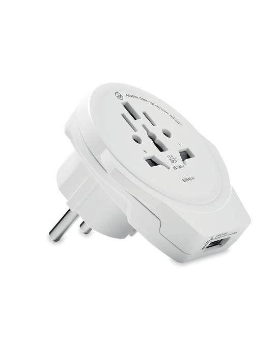 Adaptateur Personnalisé pas cher - Skross : Chargez partout en Europe