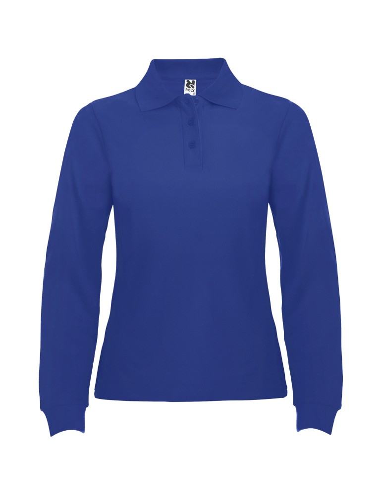 Polo de 220 g/m² Estrella à manches longues pour femme