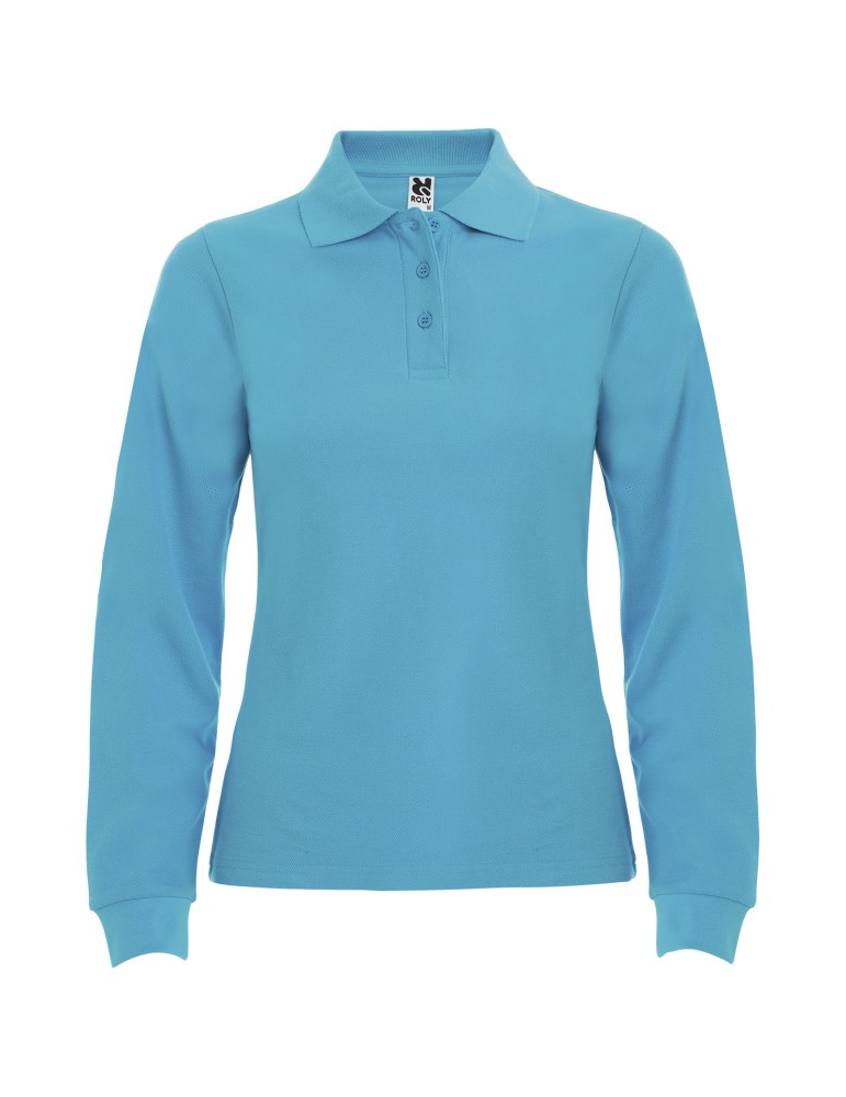 Polo de 220 g/m² Estrella à manches longues pour femme
