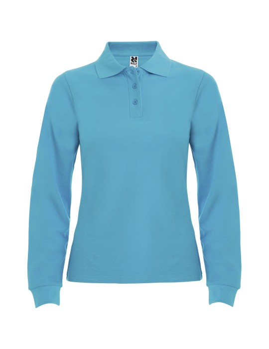 Polo de 220 g/m² Estrella à manches longues pour femme