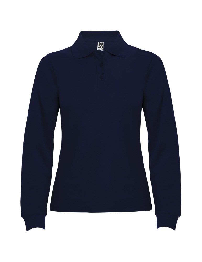 Polo de 220 g/m² Estrella à manches longues pour femme