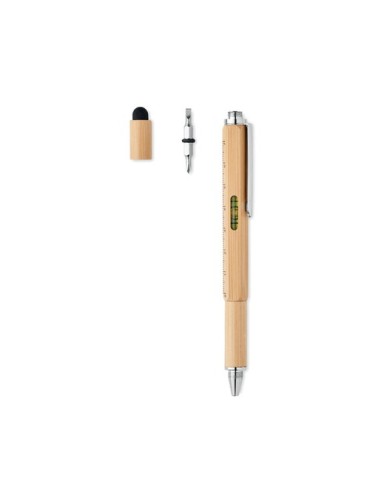Stylo Multifonction en Bambou Personnalisé TOOLBAM pas cher 2