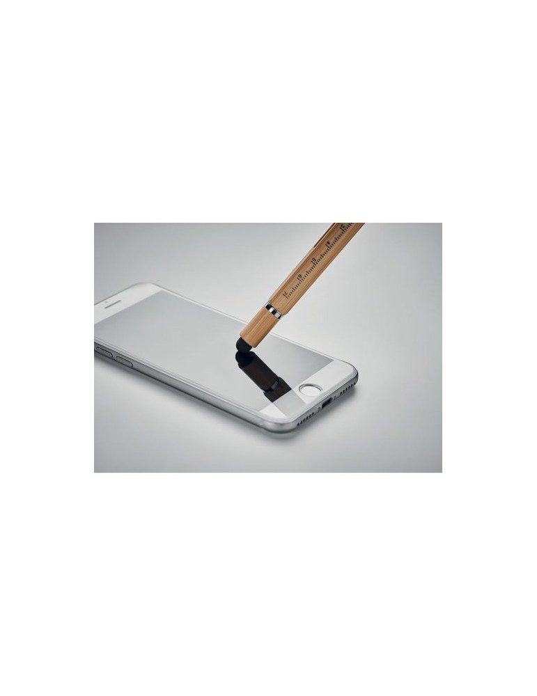 Stylo Multifonction en Bambou Personnalisé TOOLBAM pas cher