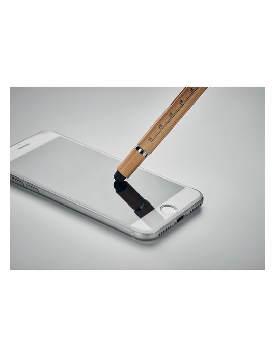 Stylo Multifonction en Bambou Personnalisé TOOLBAM pas cher