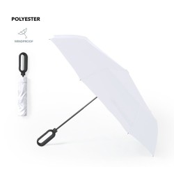 Parapluie Publicitaire Pratique Brosmon Matières : pongée Couleurs : noir cadeau collaborateur premium