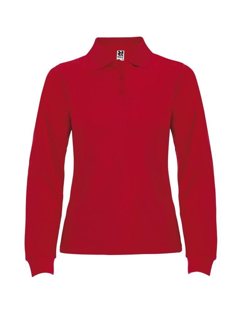 Polo de 220 g/m² Estrella à manches longues pour femme