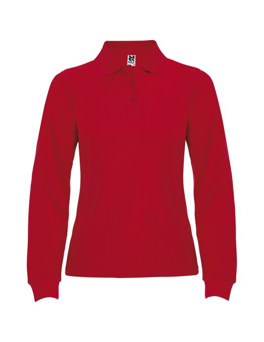 Polo de 220 g/m² Estrella à manches longues pour femme