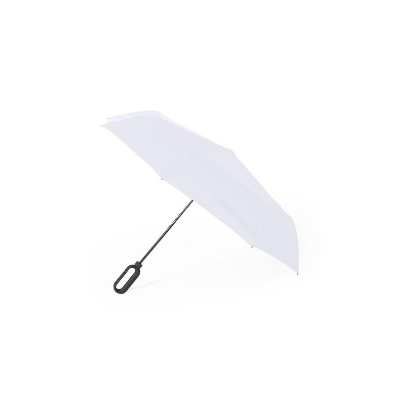 Parapluie Publicitaire Pratique Brosmon Matières : pongée Couleurs : noir goodies entreprise design