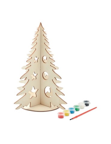 Sapin de Noël en bois Décoration personnalisée