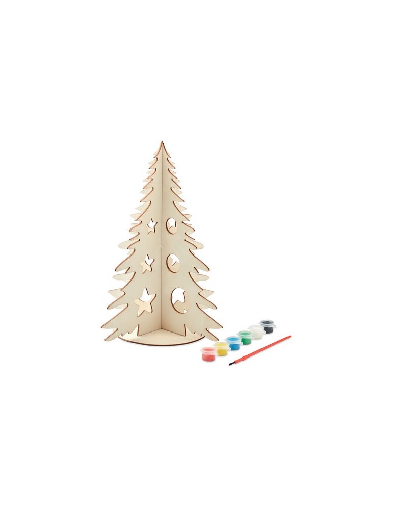 Sapin de Noël en bois Décoration personnalisée