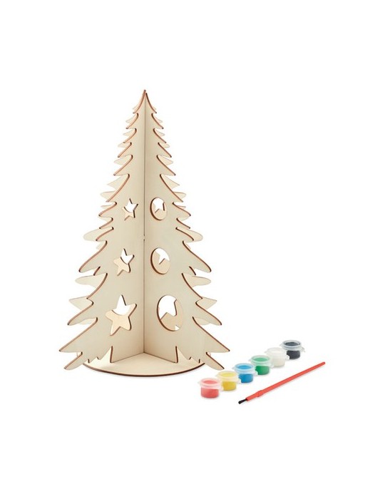 Sapin de Noël en bois Décoration personnalisée