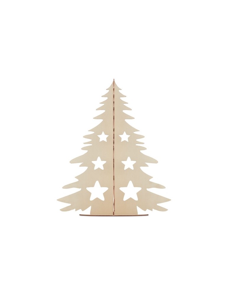 Sapin de Noël en bois Décoration personnalisée