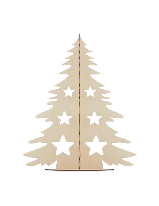 Sapin de Noël en bois Décoration personnalisée