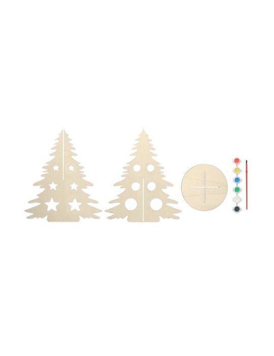 Sapin de Noël en bois Décoration personnalisée