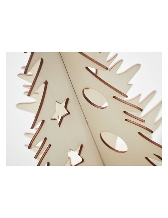 Sapin de Noël en bois Décoration personnalisée