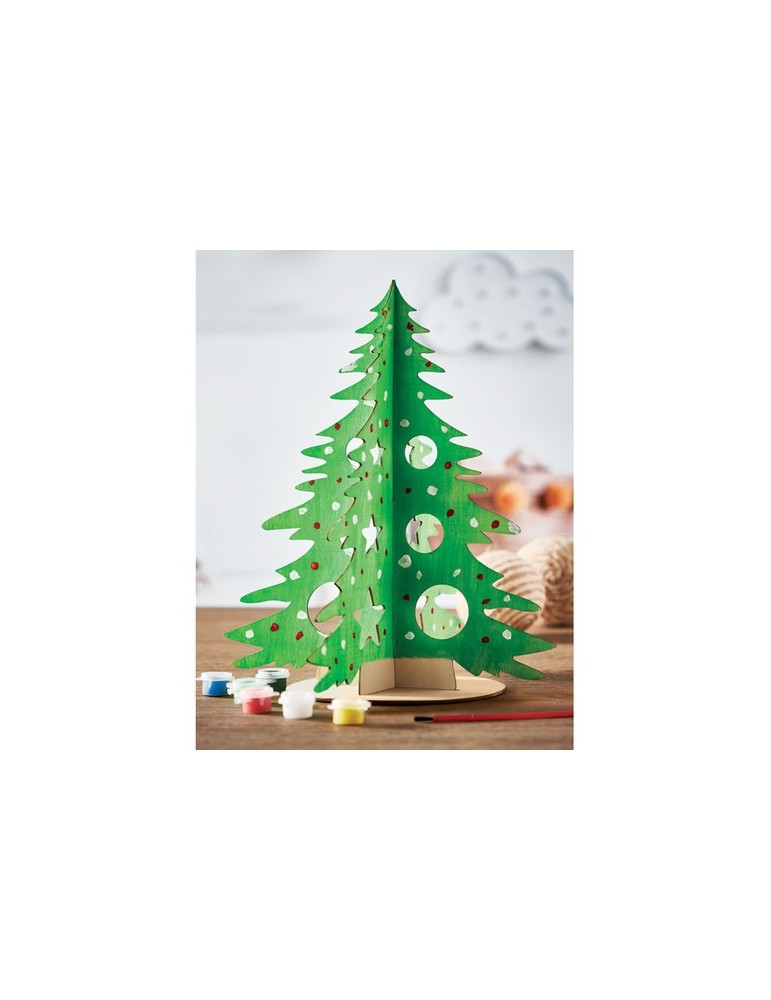 Sapin de Noël en bois Décoration personnalisée