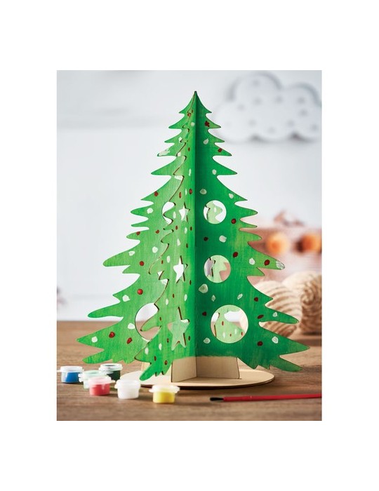 Sapin de Noël en bois Décoration personnalisée