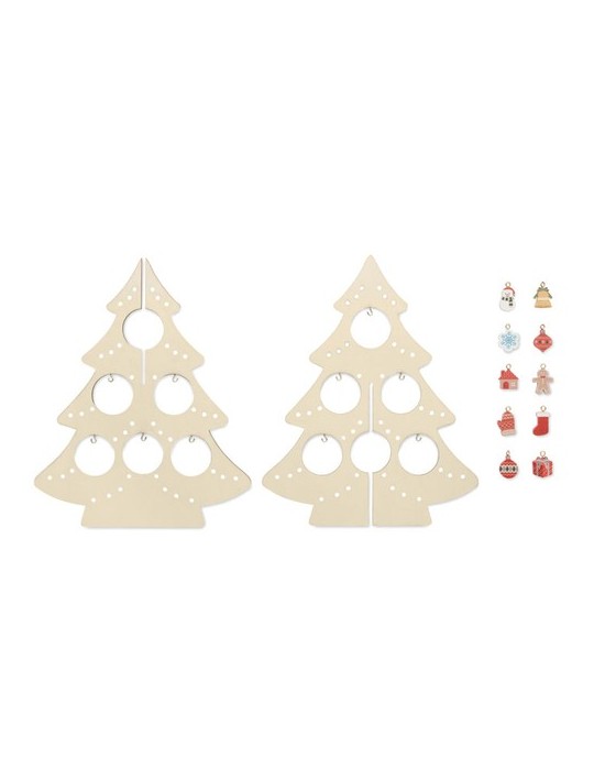Décoration personnalisée de Sapin en Bois SILUETA | Cadeaux d'Entreprise