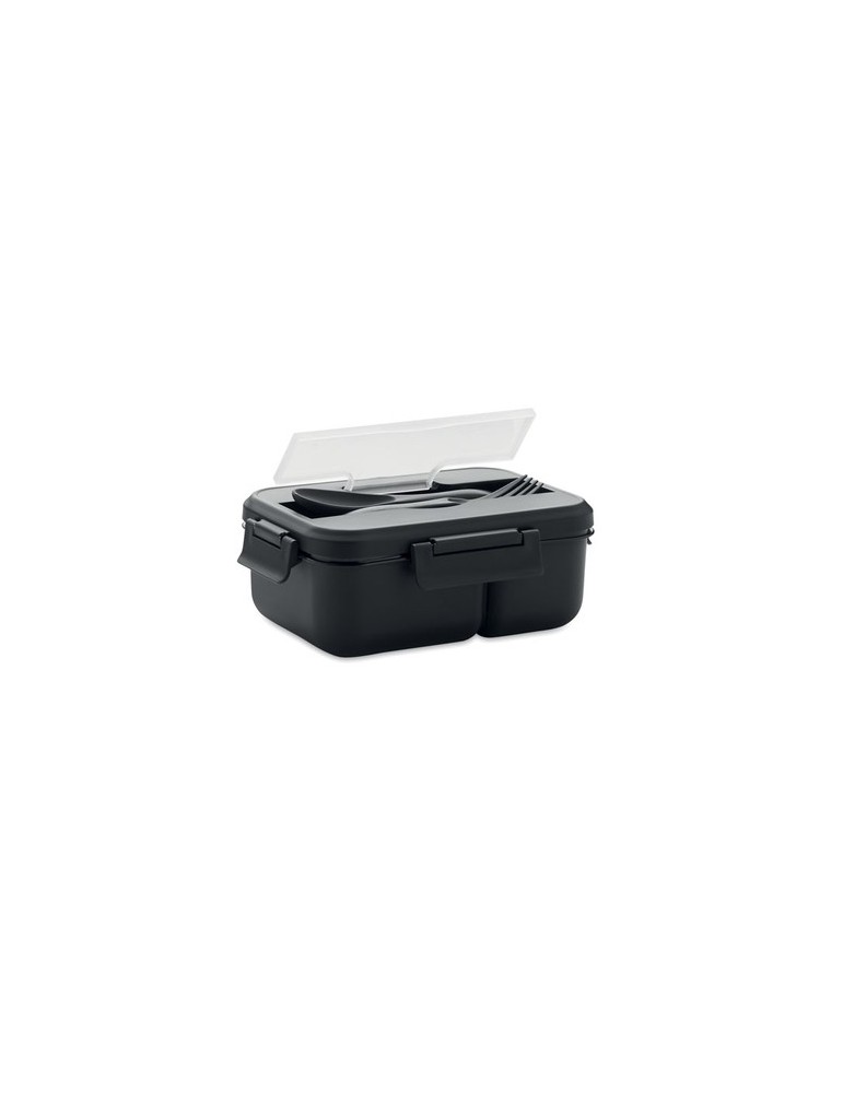 Lunch Box en PP Personnalisée avec Couverts - Idéale pour les Repas