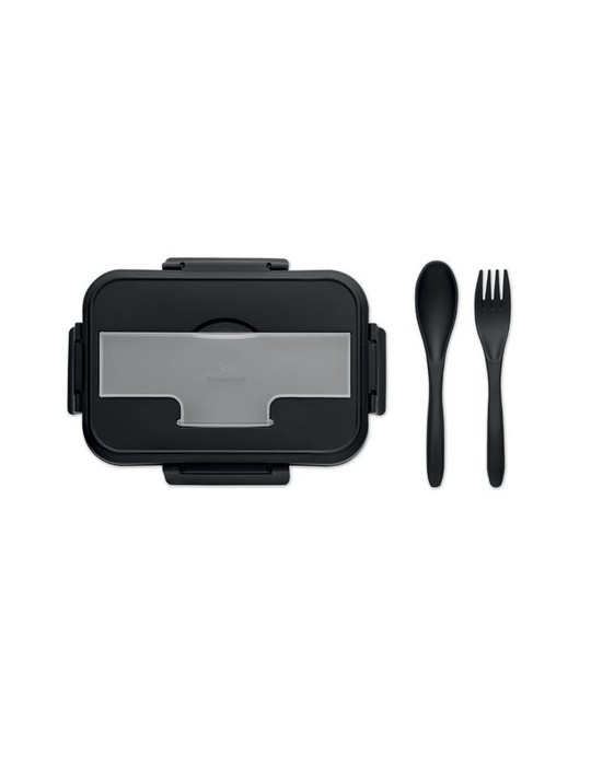 Lunch Box en PP Personnalisée avec Couverts - Idéale pour les Repas