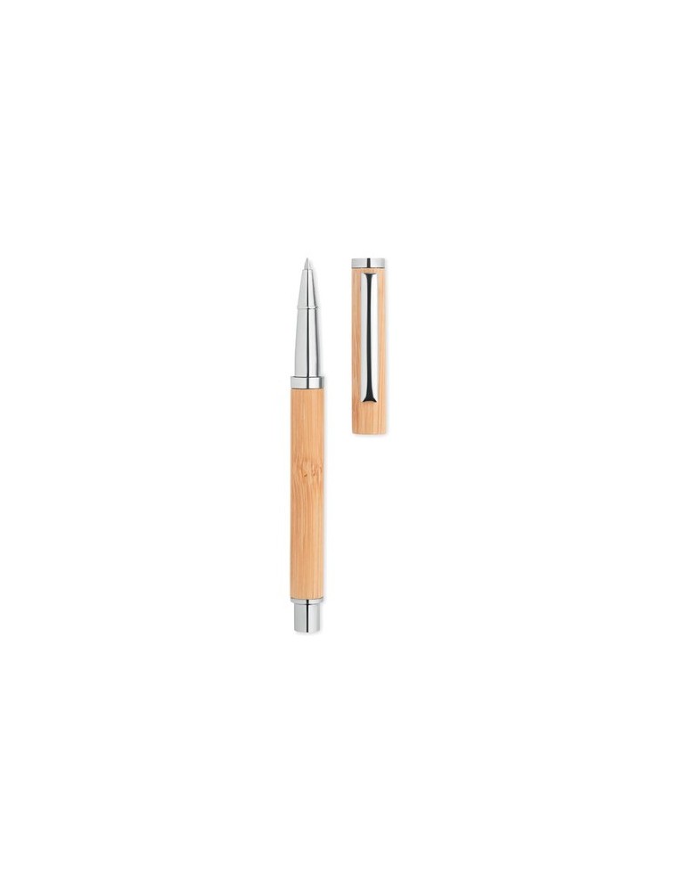 Stylo Gel en Bambou Personnalisé CAIRO | Objets publicitaires