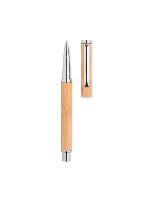 Stylo Gel en Bambou Personnalisé CAIRO | Objets publicitaires