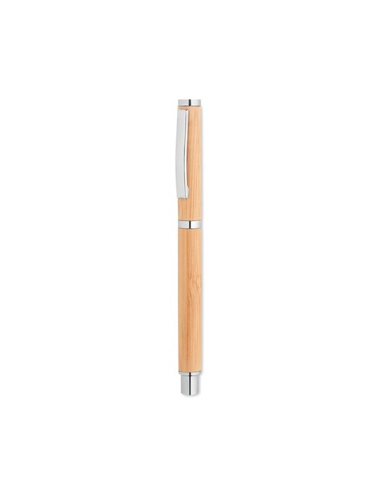 Stylo Gel en Bambou Personnalisé CAIRO | Objets publicitaires