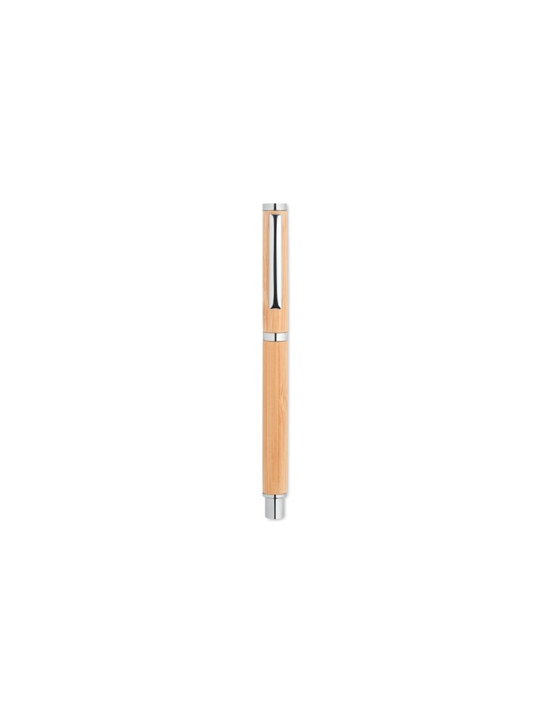 Stylo Gel en Bambou Personnalisé CAIRO | Objets publicitaires