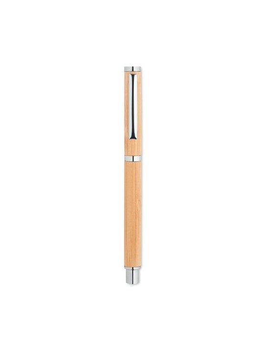 Stylo Gel en Bambou Personnalisé CAIRO | Objets publicitaires