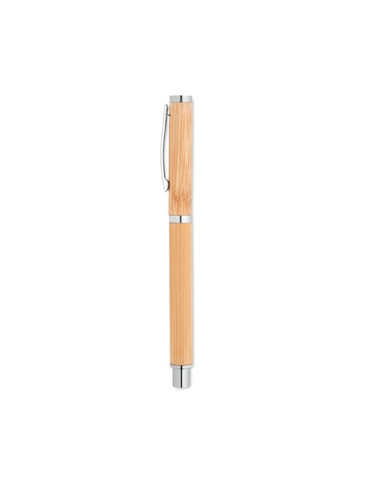 Stylo Gel en Bambou Personnalisé CAIRO | Objets publicitaires